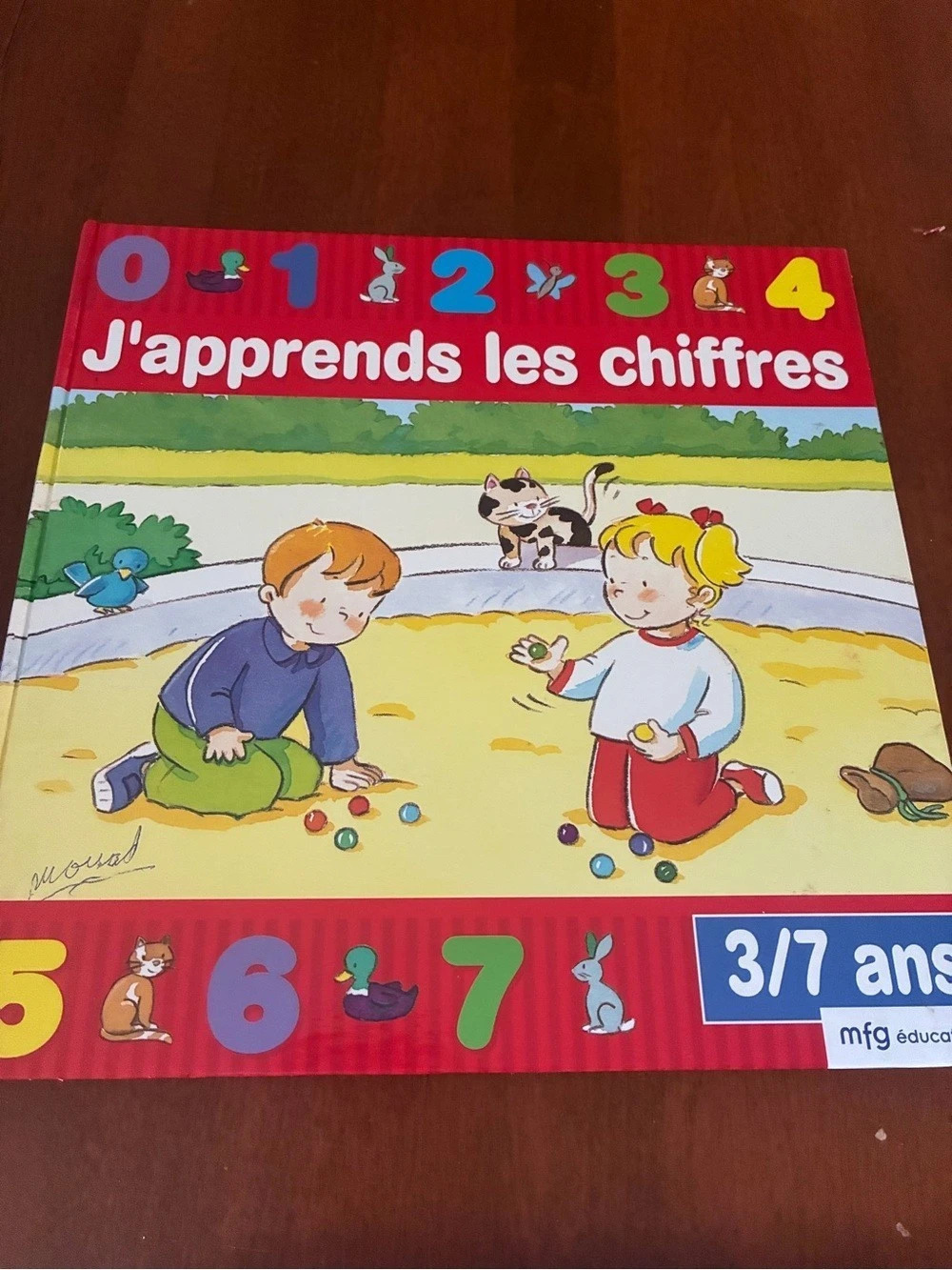 MFG Education J'apprends les chiffres French Numbers Learning Book